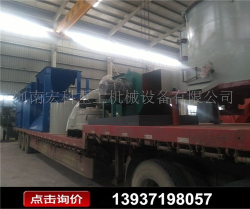 发往昆明锌灰分离机整套装备现场